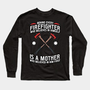 Firefighter Mom Long Sleeve T-Shirt